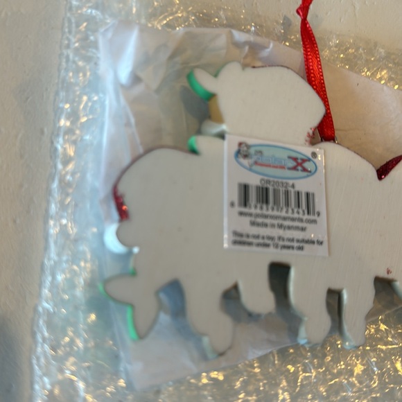 Polar X Personalized Sloth Family of 4 Ornament New - Picture 4 of 6